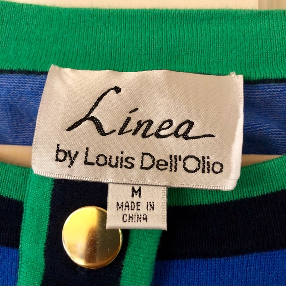 Linea by Louis Dell’Olio Colorblock Sweater/Top - Picture 2 of 4